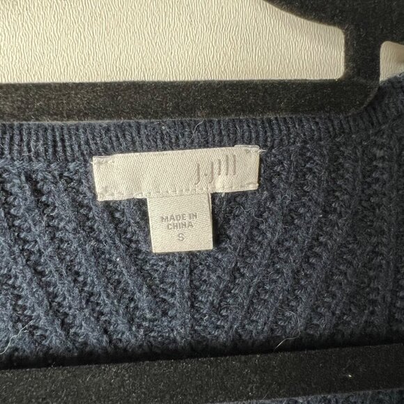 J. Jill wool blend blue sweater women’s size small - Picture 4 of 9